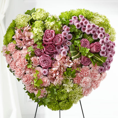 Heartwarming Standing Heart – FLOWERS & GIFTS BY ROBERTS, Pinetops NC