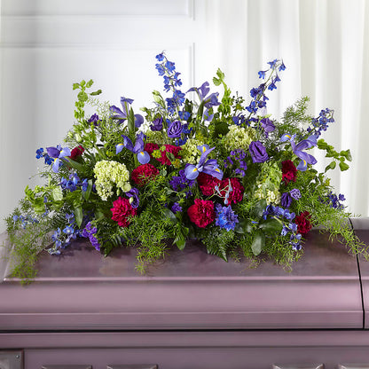Always Treasured Casket Spray – FLOWERS & GIFTS BY ROBERTS, Pinetops NC