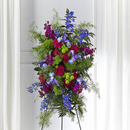 Heavenly Skies Standing Spray – FLOWERS & GIFTS BY ROBERTS, Pinetops NC