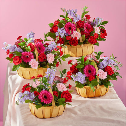 Pink Picnic Basket – FLOWERS & GIFTS BY ROBERTS, Pinetops NC