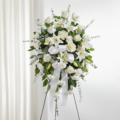 With Care Standing Spray – FLOWERS & GIFTS BY ROBERTS, Pinetops NC