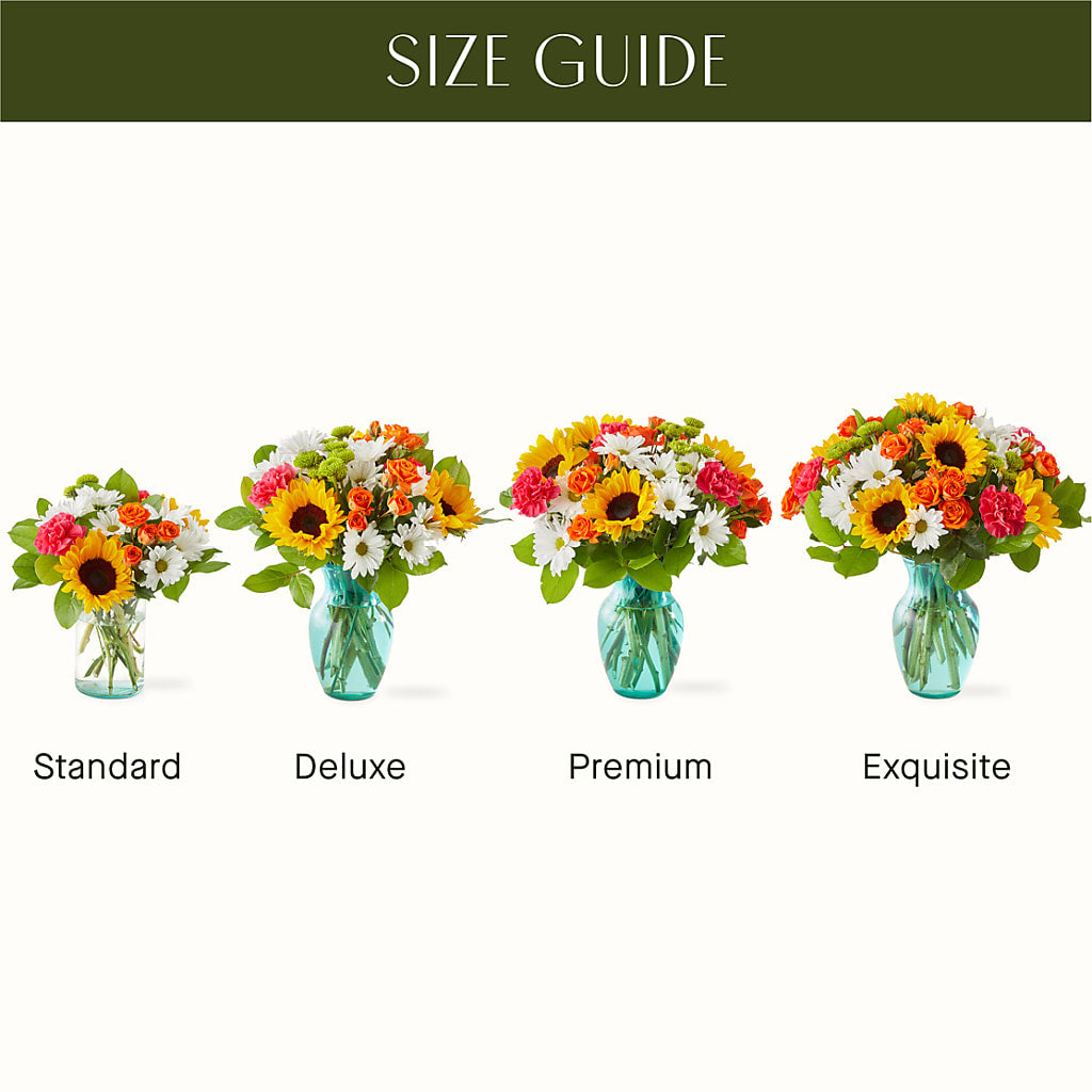 Sun-drenched Blooms Bouquet – FLOWERS & GIFTS BY ROBERTS, Pinetops NC