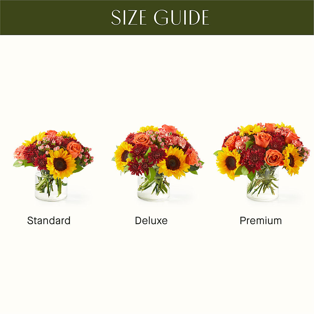 September Sunset Bouquet – FLOWERS & GIFTS BY ROBERTS, Pinetops NC