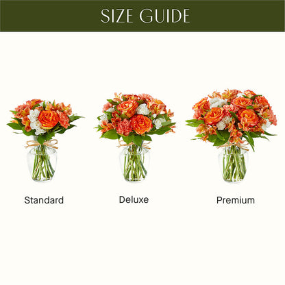 Apricot Glow Bouquet – FLOWERS & GIFTS BY ROBERTS, Pinetops NC