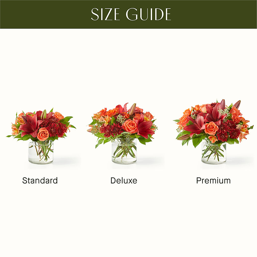 Crimson Leaves Bouquet – FLOWERS & GIFTS BY ROBERTS, Pinetops NC