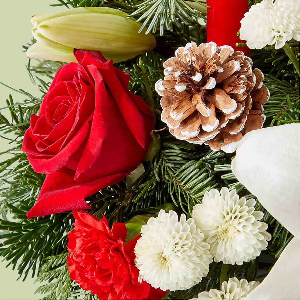 Seasonal Festivities Centerpiece – FLOWERS & GIFTS BY ROBERTS, Pinetops NC