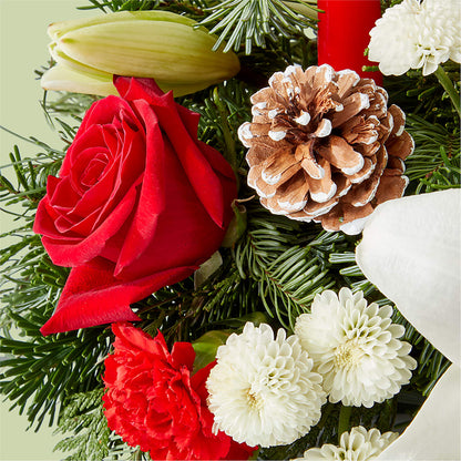 Seasonal Festivities Centerpiece – FLOWERS & GIFTS BY ROBERTS, Pinetops NC