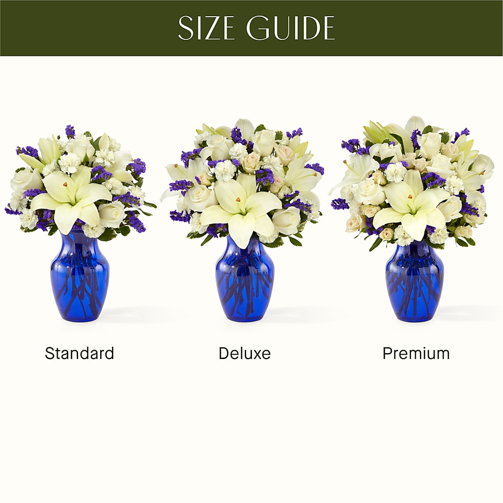 Sapphire Rush Bouquet – FLOWERS & GIFTS BY ROBERTS, Pinetops NC