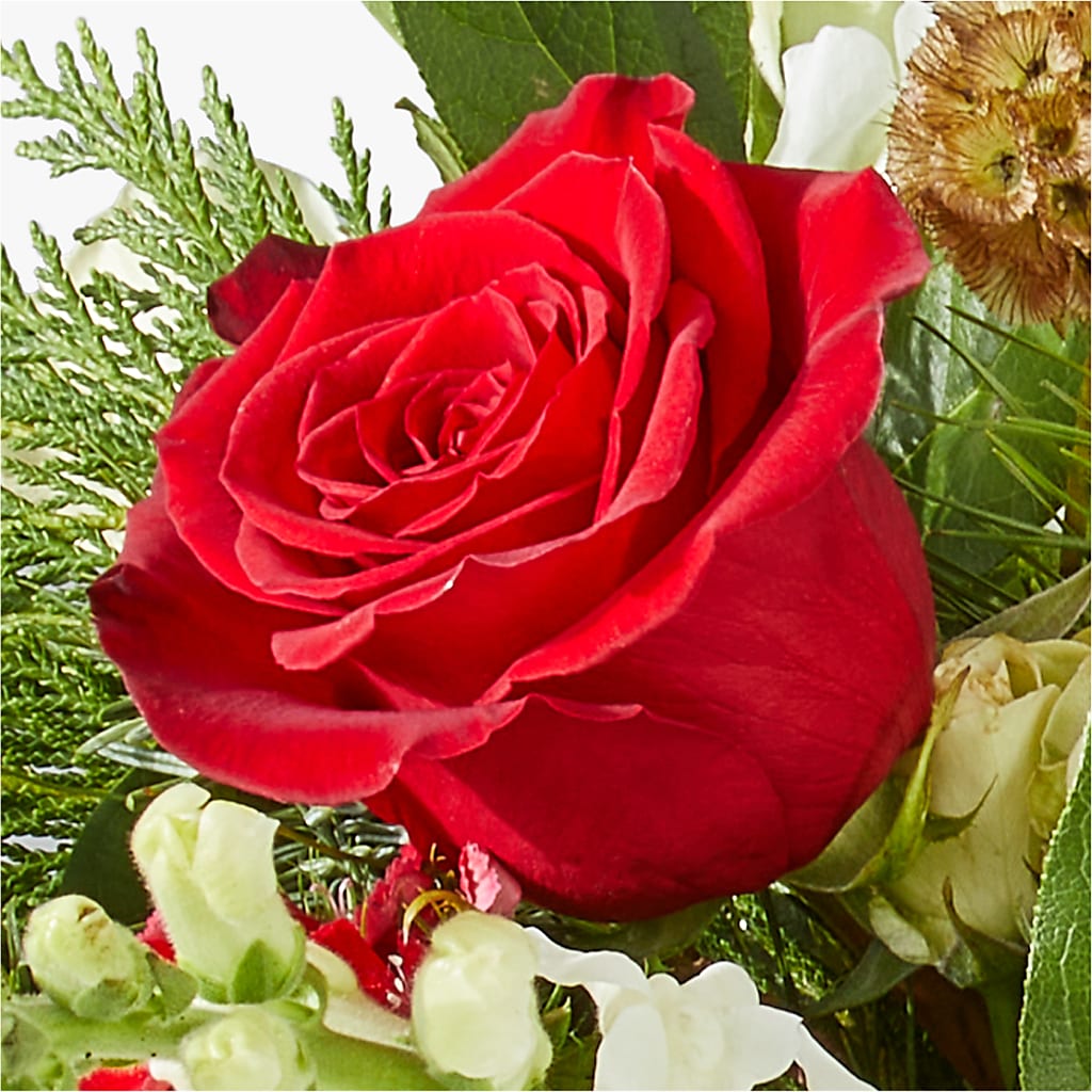 Deck the Halls Bouquet – FLOWERS & GIFTS BY ROBERTS, Pinetops NC