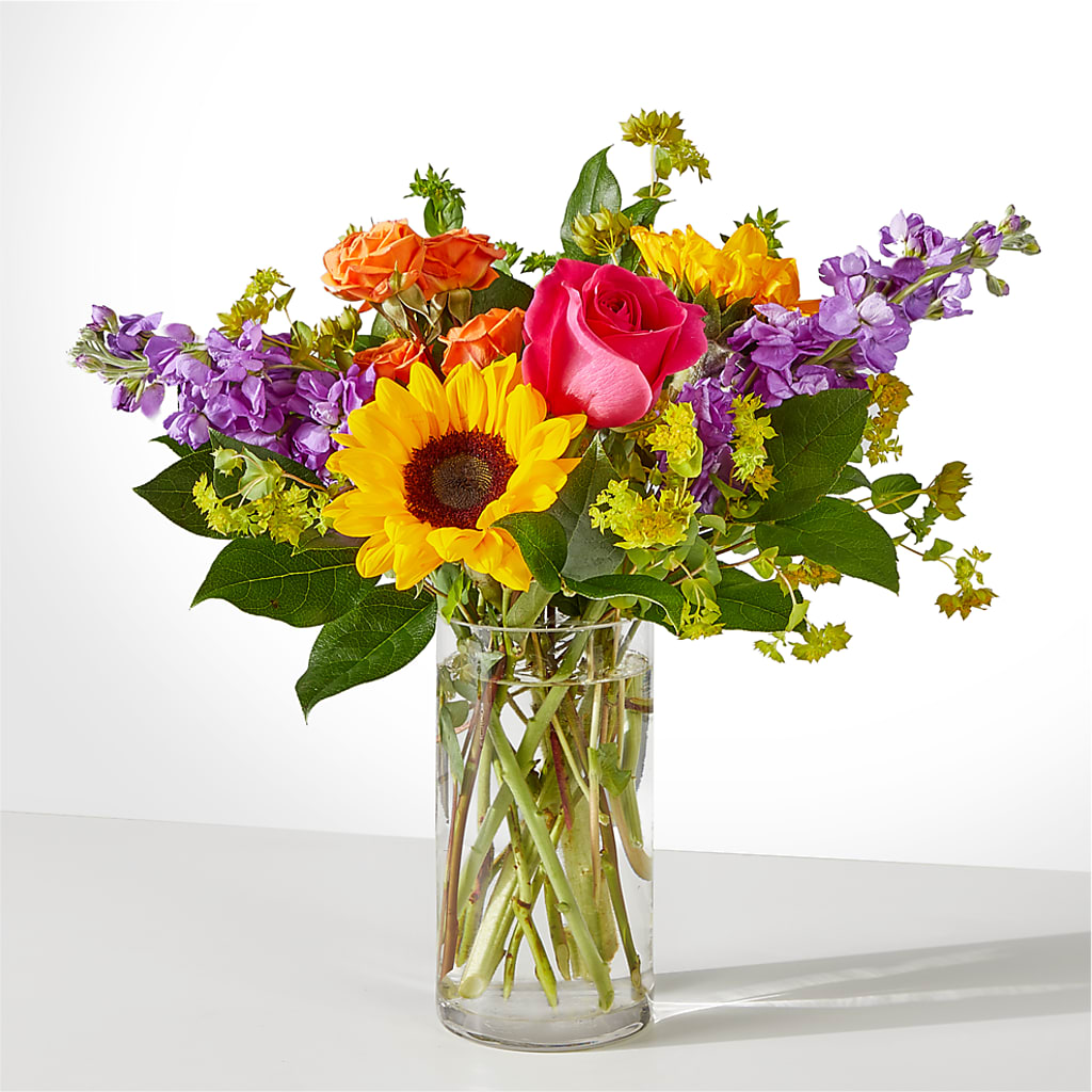 Vibrant Greetings Bouquet – FLOWERS & GIFTS BY ROBERTS, Pinetops NC