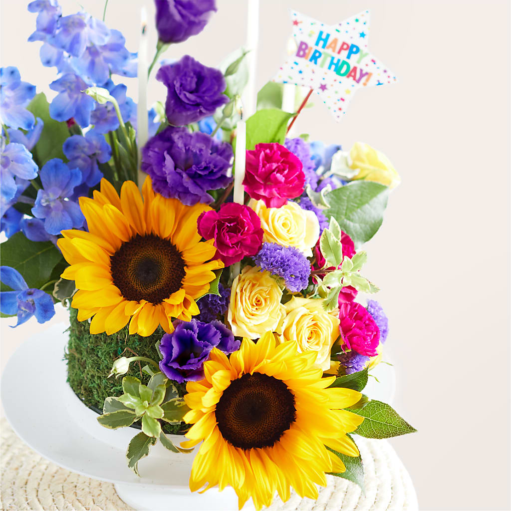 Star of the Day Floral Cake – FLOWERS & GIFTS BY ROBERTS, Pinetops NC
