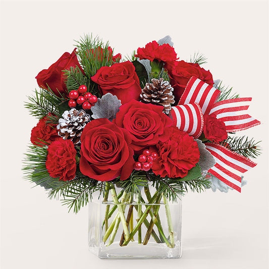 Baking Spirits Bright Bouquet – FLOWERS & GIFTS BY ROBERTS, Pinetops NC