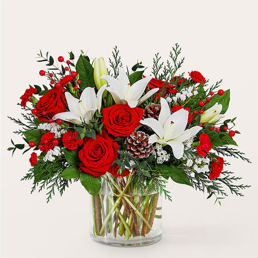 Best in Snow Bouquet – FLOWERS & GIFTS BY ROBERTS, Pinetops NC