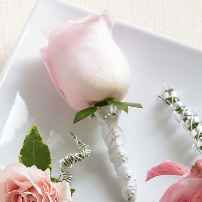Pink Rose Boutonniere – FLOWERS & GIFTS BY ROBERTS, Pinetops NC