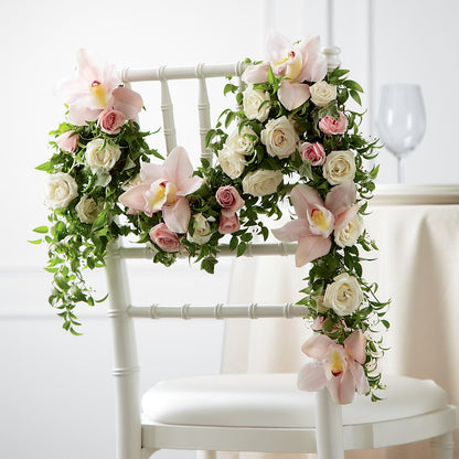 Orchid Rose Chair Décor – FLOWERS & GIFTS BY ROBERTS, Pinetops NC