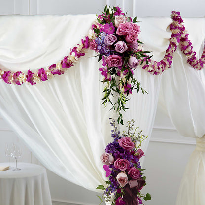 Color & Light Chuppah Decor – FLOWERS & GIFTS BY ROBERTS, Pinetops NC