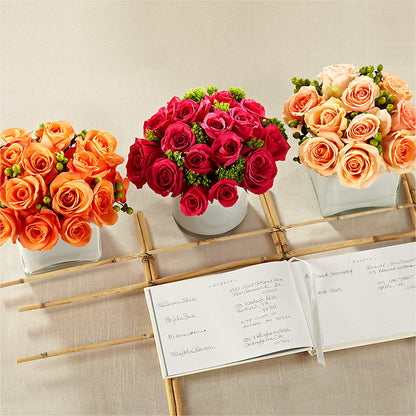 Dawn Rose Centerpiece – FLOWERS & GIFTS BY ROBERTS, Pinetops NC
