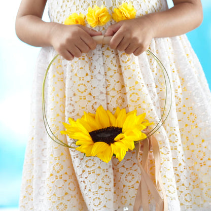 Sweet Sunshine Flower Girl Bouquet – FLOWERS & GIFTS BY ROBERTS, Pinetops NC