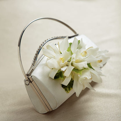 White Purse Decor – FLOWERS & GIFTS BY ROBERTS, Pinetops NC